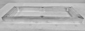 RBZ-1 Carb Spacer  or HAT Spacer for Blowers 1" Thick  BILLET POLISHED